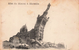 FRANCE - Effet Du Mistral à Marseille - Vue Sur Une église - Vue à L'extérieure - Carte Postale Ancienne - Unclassified