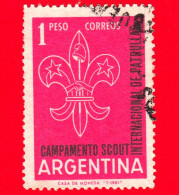 ARGENTINA - Usato - 1961 - Scoutismo - Jamboree Internazionale Degli Scout - 1 - Oblitérés