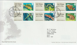 Great Britain FDC 2013 ATM Freshwater Fishes. Postal Weight Approx. 0,09 Kg. Please Read Sales Conditions Under - Machine Labels [ATM]