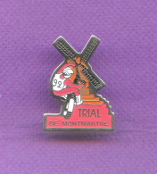 Rare Pins Moto Trial De Montmartre Paris Moulin Q130 - Moto