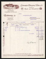 Rechnung Ulm A. D. 1916, Gebrüder Bürglen, Rauch- Und Schnupftabak-Fabrik, Das Hauptwerk Aus Der Vogelschau  - Other & Unclassified