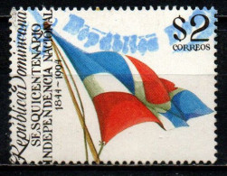 REPUBBLICA DOMENICANA - 1994 - 150° ANNIVERSARIO DELL'INDIPENDENZA - BANDIERA NAZIONALE - USATO - República Dominicana