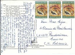 VATICAN 1988: CP Ill. Pour Genève (Suisse) - Covers & Documents