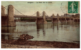 45 JARGEAU - Vue Generale Sur Le Pont. - Jargeau