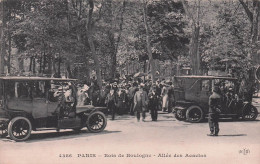PARIS BOIS DE BOULOGNE ALLEE DES ACACIAS AVEC CACHET COMMISSAIRE MILITAIRE - Paris (16)