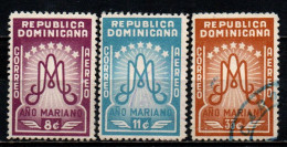 REPUBBLICA DOMENICANA - 1954 - ANNO MARIANO - USATI - Dominican Republic