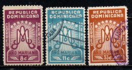 REPUBBLICA DOMENICANA - 1954 - ANNO MARIANO - USATI - Dominicaine (République)