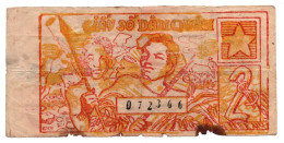 PROPAGANDE VIETMINH BILLET $2 TRACT ?? 1948   ARMEE FRANCAISE INDOCHINE INDOCHINA  CEFEO - Francés