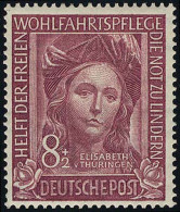 117 Elisabeth Von Thüringen 8+2 Pf ** Postfrisch - Neufs