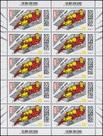 3784 Superhelden: Iron Man - 10er-Bogen ** / MNH - 2001-2010