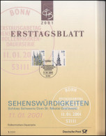 Ersttagsblätter ETB Bund Jahrgang 2001 Nr. 1 - 49 Komplett - Autres & Non Classés