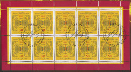 3036 Heinrich Hertz - 10er-Bogen Auf Kartonvorlage, ESST - 2001-2010