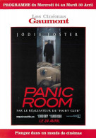 Cinema - Affiche De Film - Panic Room - Jodie Foster - Carte Publicitaire Des Cinémas Gaumont - Carte Neuve - CPM - Voir - Affiches Sur Carte