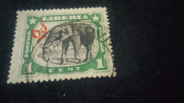 LİBERYA-1900-20    1     C.      DAMGALI - Liberia