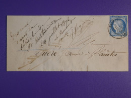 DM 10  FRANCE  BELLE LETTRE  1874   SAINTES +CERES N°60     +AFF. INTERESSANT +++ - 1849-1876: Klassik