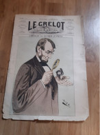 Jounal  Le Grelot - - Par  Alfred Le Petit 76 Aumale -- 1873 -   Lincoln - Etats Unis - 1850 - 1899