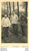 CARTE PHOTO 1940 ECRITE DE SAINT MARTIN  SOLDATS ROUSSET - FLOGNY - ET GALLOT - Oorlog 1939-45