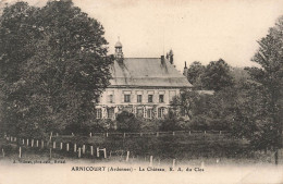 FRANCE - Arnicourt - Vue Sur Le Château - R.A. Du Clos - Carte Postale Ancienne - Autres & Non Classés