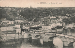 FRANCE - Corbeil - Vue Générale De La Ville à Vol D'oiseau (3ème Vue) - Animé - Carte Postale Ancienne - Corbeil Essonnes