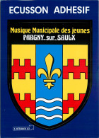 51 PARGNY SUR SAULX - ECUSSON BLASON ADHESIF MUSIQUE MUNICIPALE DES JEUNES - Pargny Sur Saulx