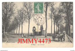 CPA - L'HAY En 1908 - Le Calvaire ( Routes Bien Animées, Attelage ) Edit. Fournet - L'Hay Les Roses