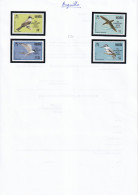 Anguilla N°734/737 - Oiseaux - Collection Vendue Page Par Page - Neuf ** Sans Charnière - TB - Anguilla (1968-...)