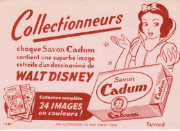 Buvard - Savon CADUM - Walt  Disney - Blanche Neige - Autres & Non Classés