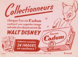 Buvard - Savon CADUM - Walt  Disney - Bambi - Autres & Non Classés