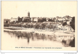 [33] Gironde > La Reole Panorama Sur Les Bords De La Garonne - La Réole