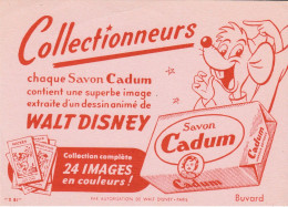 Buvard - Savon CADUM - Walt  Disney - Souris De Cendrillon - Autres & Non Classés
