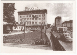 Bochum-Innenstadt: OPEL BLITZ 1.75T, LKW/TRUCK, TRAM / STRAßENBAHN - Handelshof 1955 - (Deutschland) - Turismo