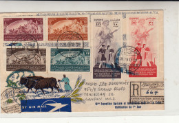 Egypt / 1949 Exhibition Imperforate Stamps / Airmail / Agriculture - Andere & Zonder Classificatie