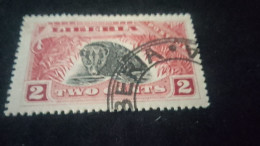 LİBERYA-1910-30    2   C.      DAMGALI - Liberia