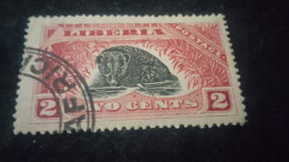 LİBERYA-1910-30    2   C.      DAMGALI - Liberia