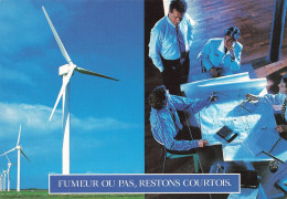 PUBLICITE  - Fumeur Ou Pas, Restons Courtois - Colorisé - Animé - Carte Postale - Publicité