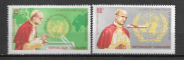 PA - 1965 - N° 51 à 52 *MH - Jean-Paul II - Togo (1960-...)