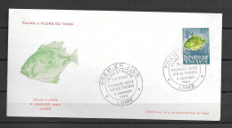 FDC - 1964 - Poissons - 23 - Togo (1960-...)