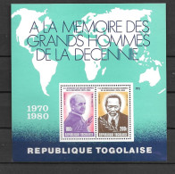 BF - 1980 - 141 **MNH - Paul VI, Kenyatta - Togo (1960-...)
