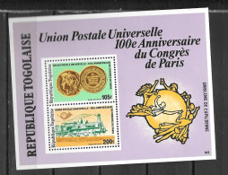 BF - 1978 - 123 **MNH - 100 Ans UPU - Togo (1960-...)