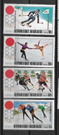 1971 - N° 722 à 725 **MNH - Jeux Olympiques De Sapporo - Incomplet - Togo (1960-...)