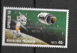 1971 - N° 718 **MNH - Cosmonautes Russes Décédés - Togo (1960-...)