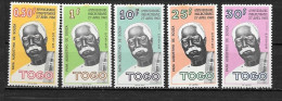 1961 - N° 329 à 233 **MNH - 1 An Indépendance - Togo (1960-...)