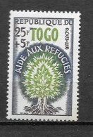 1960 - N° 307 **MNH - Année Du Réfugié - Togo (1960-...)