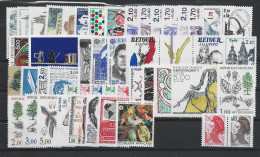 FRANCE ANNEE COMPLETE 1985  MNH Neufs** - - 1980-1989