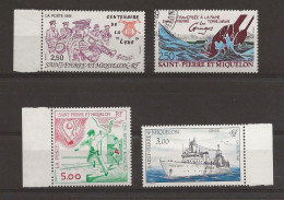 SPM YT 57/5, 545/7 Plongée Sous-marine, Flore N** (sauf 546) - Unused Stamps
