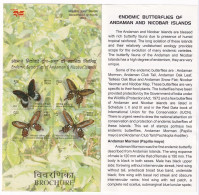 Info.,on  Endemic Butterflies Of Andaman & Nicobar Islands, Butterfly, Insect India 2008 - Butterflies