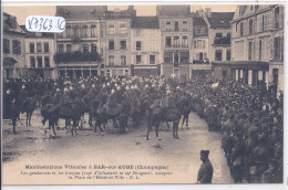 BAR-SUR-AUBE- REVOLTE DES VIGNERONS- LES GENDARMES ET LES TROUPES DU 109 EME D INFANTERIE ET 29 EME DRAGONS - Bar-sur-Aube