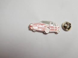 Superbe Pin's En Zamac , Auto Citroën BX , Rouge , Signé Decat - Citroën