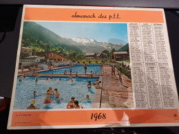 CALENDRIER PTT 1968 - Tamaño Grande : 1961-70