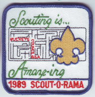 B 29 - 27 USA Scout Badge - 1989 - Movimiento Scout